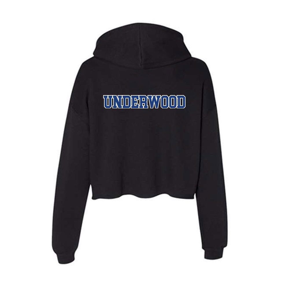 McNeese State - NCAA Women's Track & Field : Brianna Underwood - Women's Crop Fleece Hoodie-1