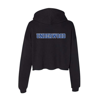 McNeese State - NCAA Women's Track & Field : Brianna Underwood - Women's Crop Fleece Hoodie-1