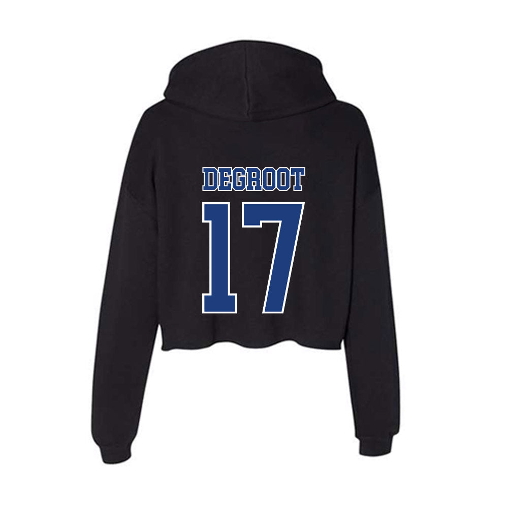 McNeese State - NCAA Baseball : Josh DeGroot - Women's Crop Fleece Hoodie-1