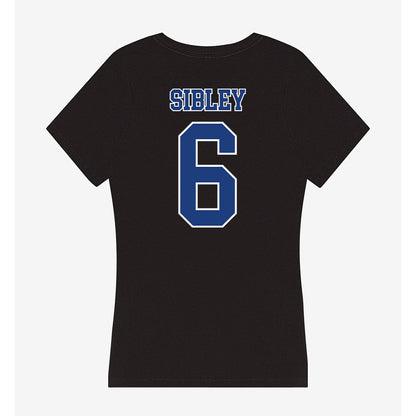McNeese State - NCAA Football : Emauri Sibley - Women's V-Neck T-Shirt-1