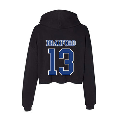 McNeese State - NCAA Football : Trevon Bradford - Women's Crop Fleece Hoodie-1