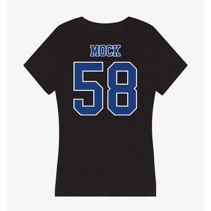 McNeese State - NCAA Football : Hudson Mock - Women's V-Neck T-Shirt-1