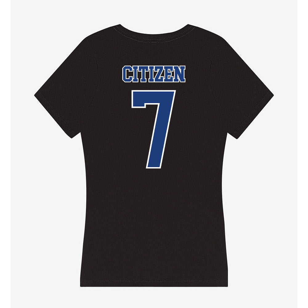 McNeese State - NCAA Football : trevonte citizen - Women's V-Neck T-Shirt-1