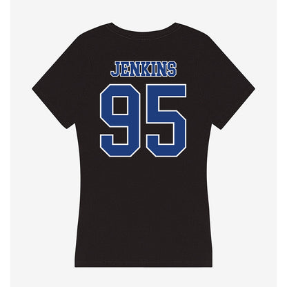 McNeese State - NCAA Football : Roman Jenkins - Women's V-Neck T-Shirt-1