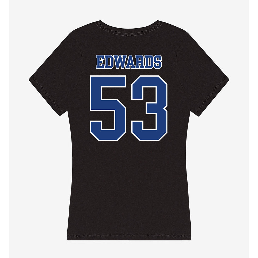 McNeese State - NCAA Football : Chris Edwards - Women's V-Neck T-Shirt-1