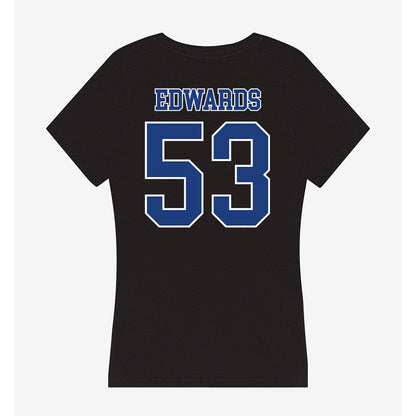 McNeese State - NCAA Football : Chris Edwards - Women's V-Neck T-Shirt-1
