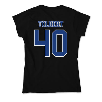 McNeese State - NCAA Baseball : Roman Tolbert - Soft Style Women’s T-Shirt-1