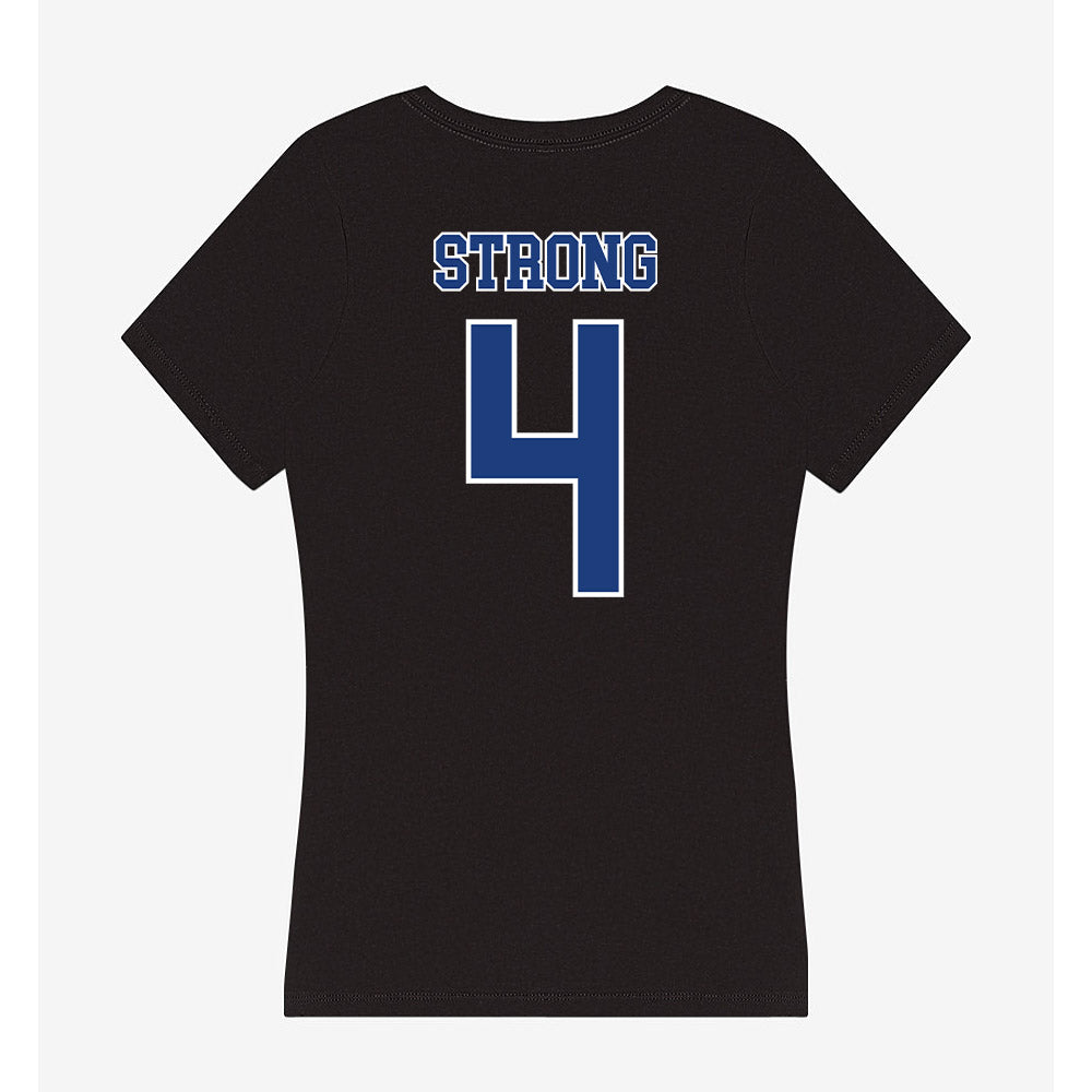 McNeese State - NCAA Football : Jake Strong - Women's V-Neck T-Shirt-1