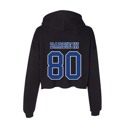 McNeese State - NCAA Football : Johnnie Barbie III - Women's Crop Fleece Hoodie-1
