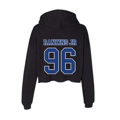 McNeese State - NCAA Football : Devwin Rankins Jr - Women's Crop Fleece Hoodie-1