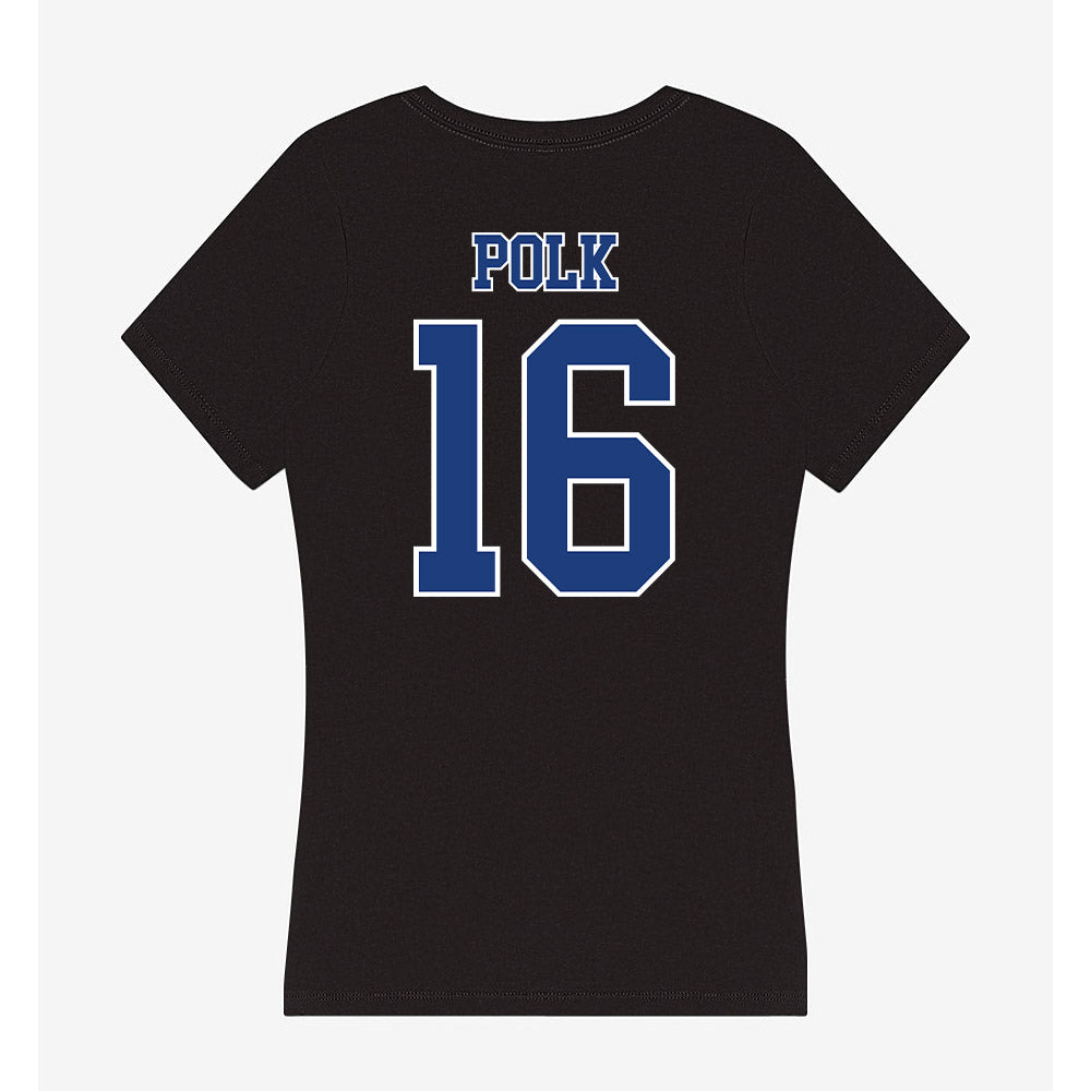 McNeese State - NCAA Football : Kylon Polk - Women's V-Neck T-Shirt-1