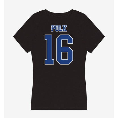 McNeese State - NCAA Football : Kylon Polk - Women's V-Neck T-Shirt-1