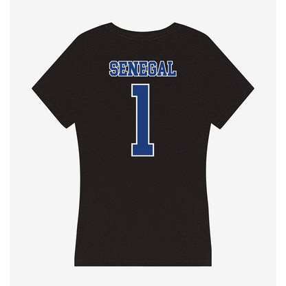 McNeese State - NCAA Football : Kameran Senegal - Women's V-Neck T-Shirt-1
