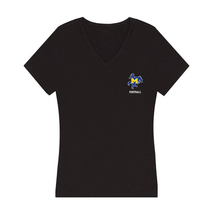 McNeese State - NCAA Football : Trevon Bradford - Women's V-Neck T-Shirt-0