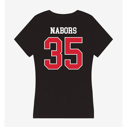 Eastern Washington - NCAA Football : Israel Nabors - Women's V-Neck T-Shirt-1