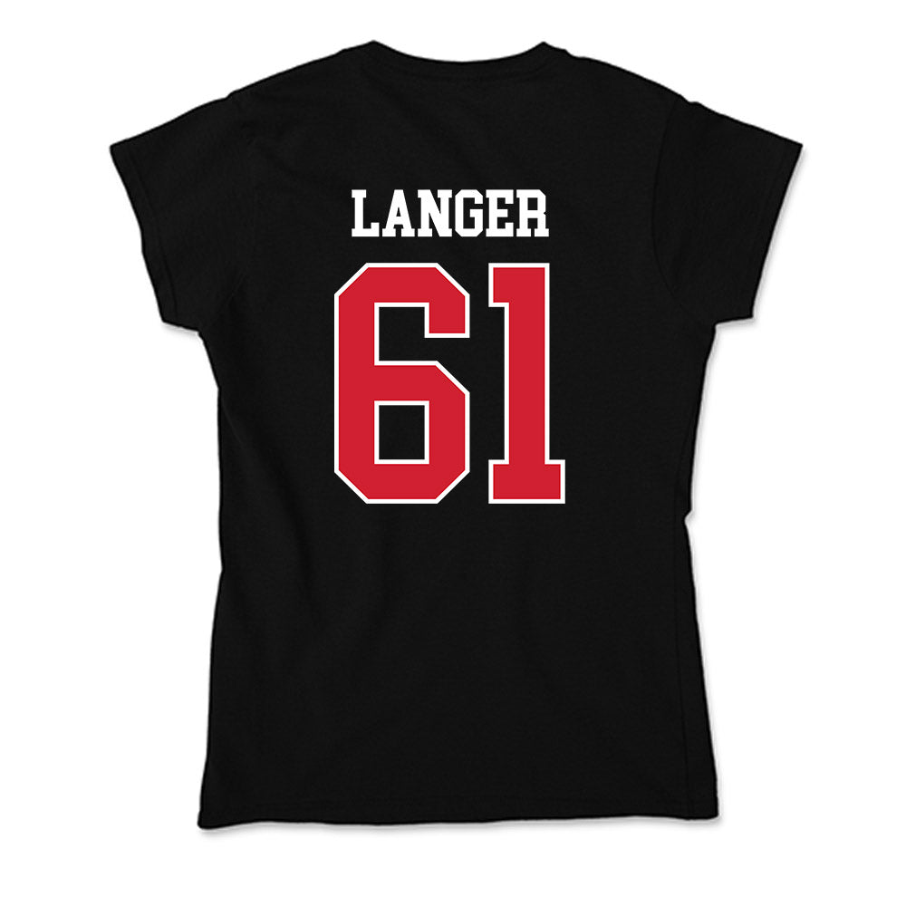 Eastern Washington - NCAA Baseball : Andrew Langer - Soft Style Women’s T-Shirt-1