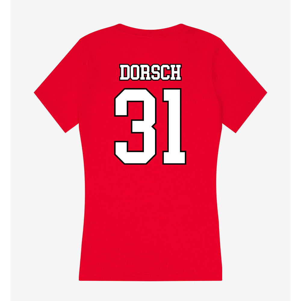 Youngstown State - NCAA Baseball : Aidan Dorsch - Women's V-Neck T-Shirt-1