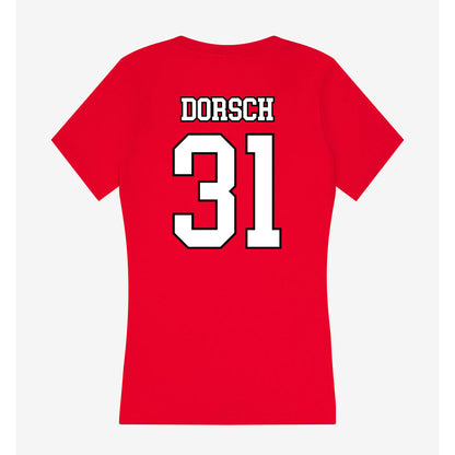 Youngstown State - NCAA Baseball : Aidan Dorsch - Women's V-Neck T-Shirt-1