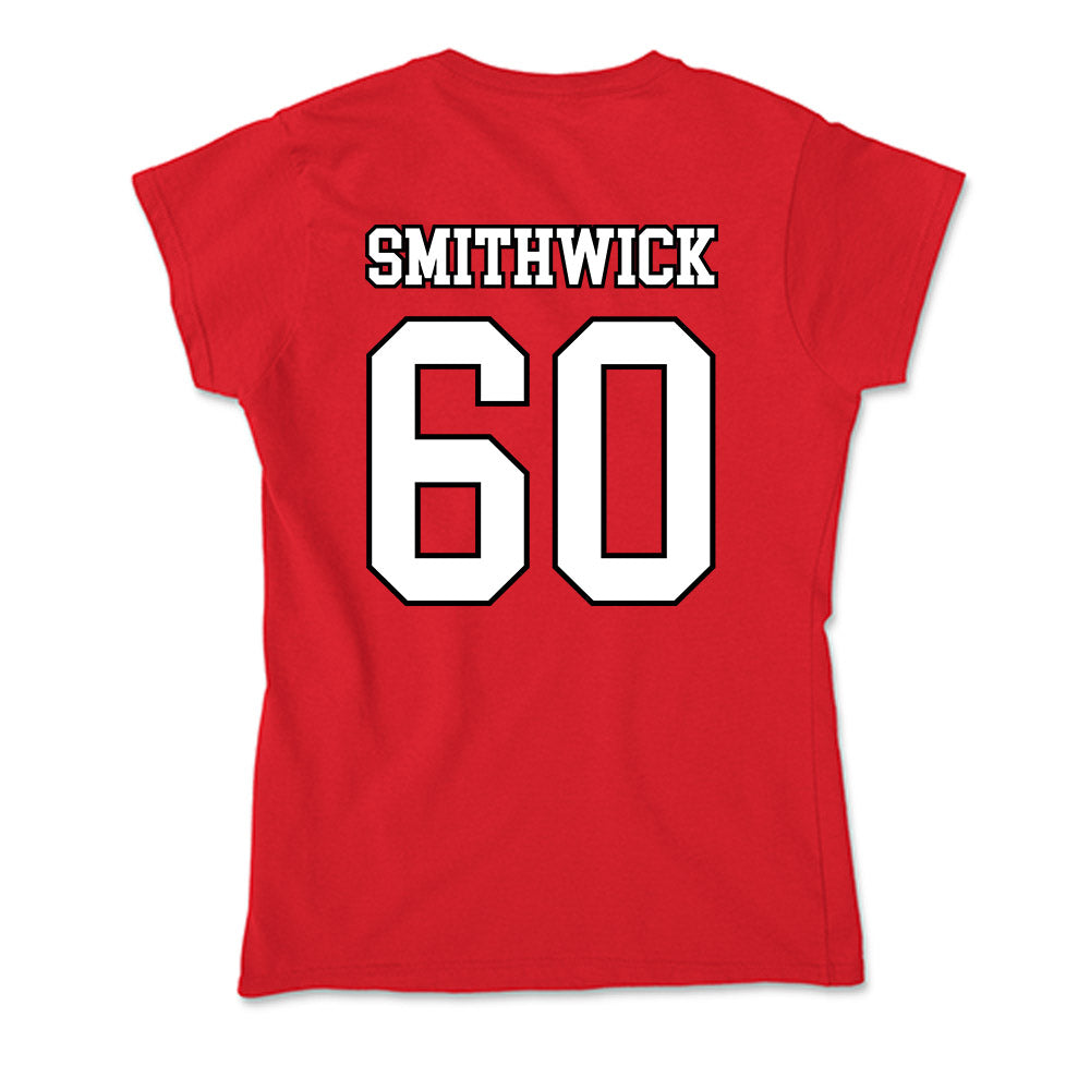 Youngstown State - NCAA Football : Najwan Smithwick - Soft Style Women’s T-Shirt-1