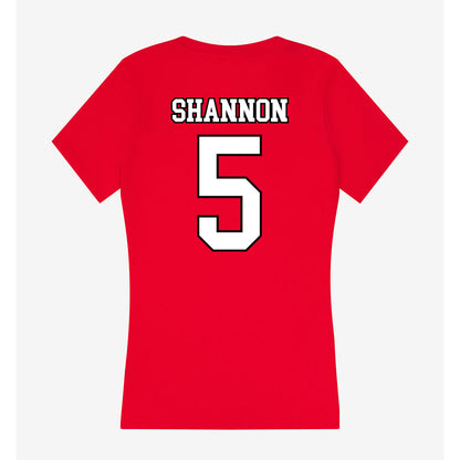 Youngstown State - NCAA Baseball : Brady Shannon - Women's V-Neck T-Shirt-1