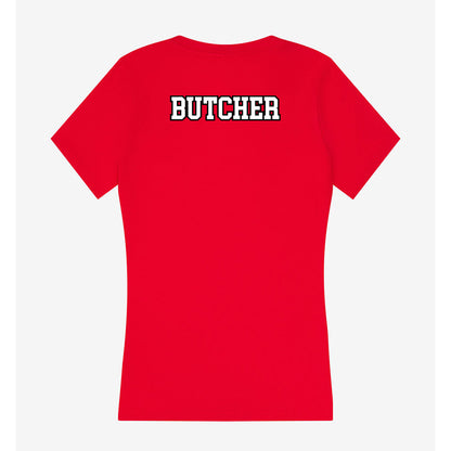 Youngstown State - NCAA Men's Track & Field : Logan Butcher - Women's V-Neck T-Shirt-1