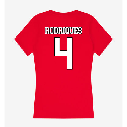 Youngstown State - NCAA Baseball : Michael Rodriques - Women's V-Neck T-Shirt-1