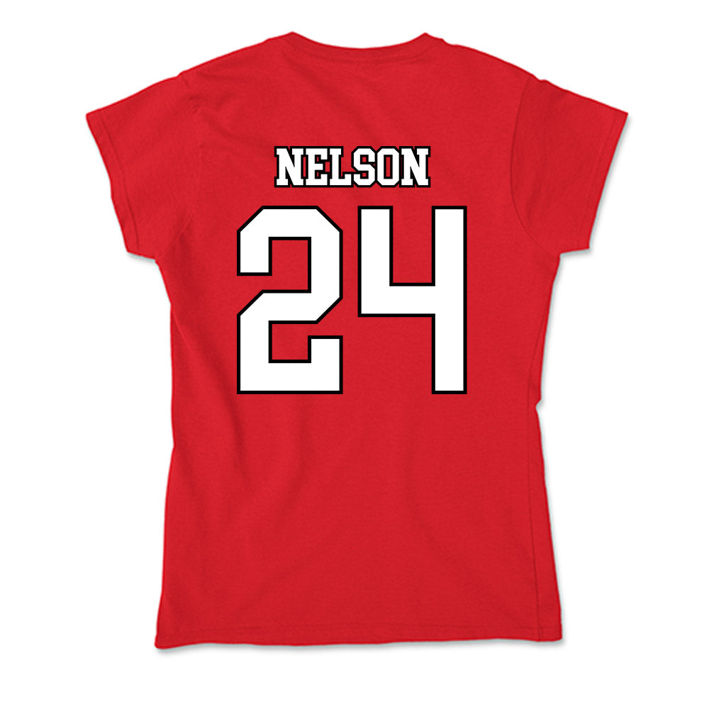Youngstown State - NCAA Baseball : Braylon Nelson - Soft Style Women’s T-Shirt-1