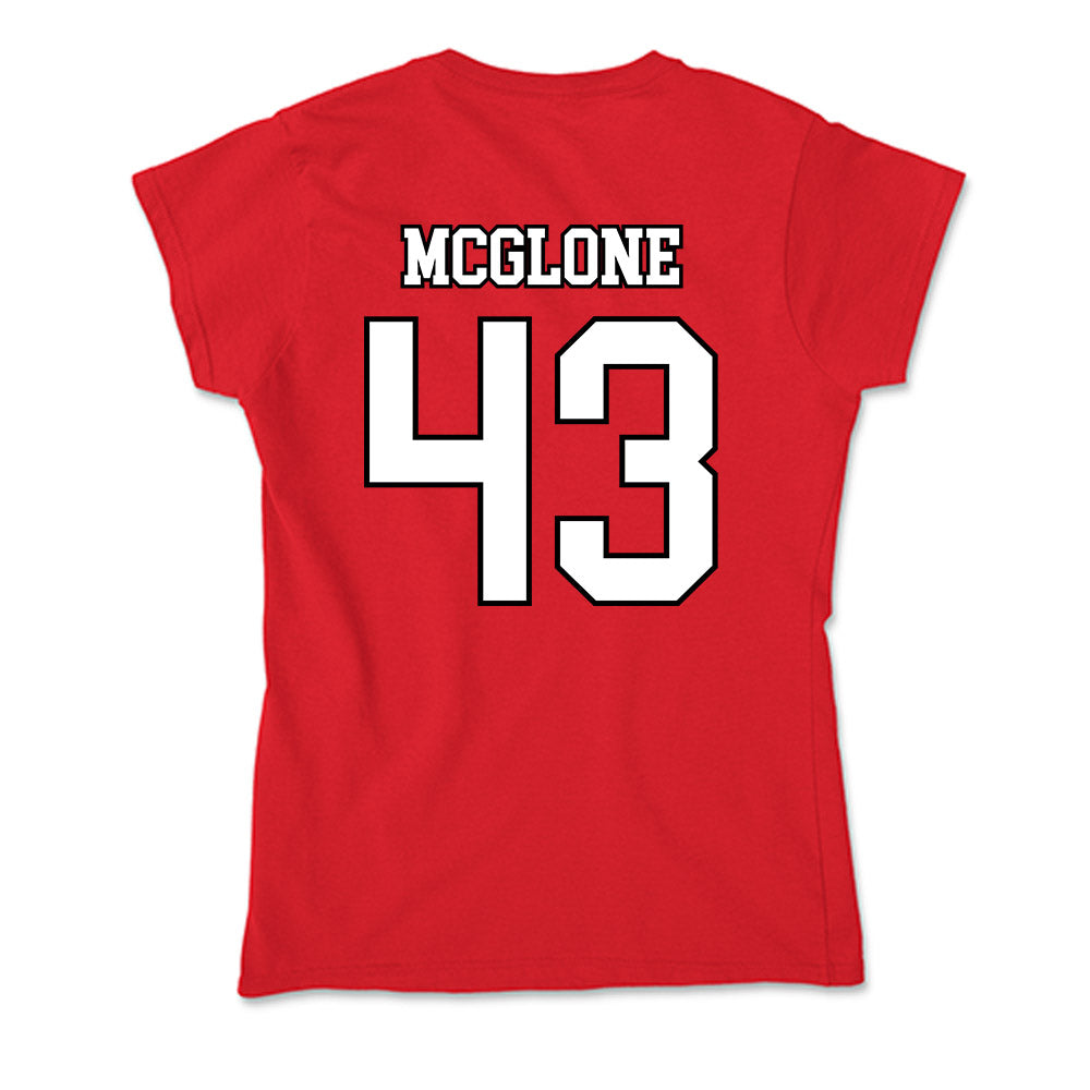 Youngstown State - NCAA Football : Michael McGlone - Soft Style Women’s T-Shirt-1