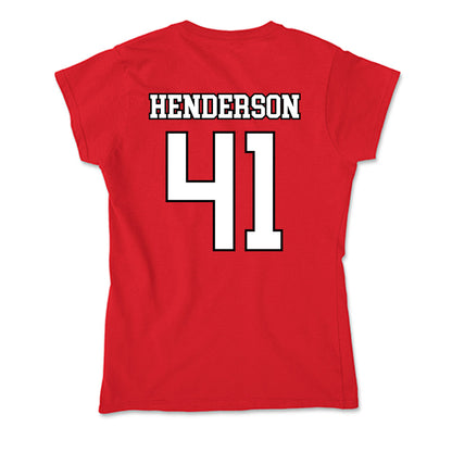 Youngstown State - NCAA Baseball : Mark Henderson - Soft Style Women’s T-Shirt-1
