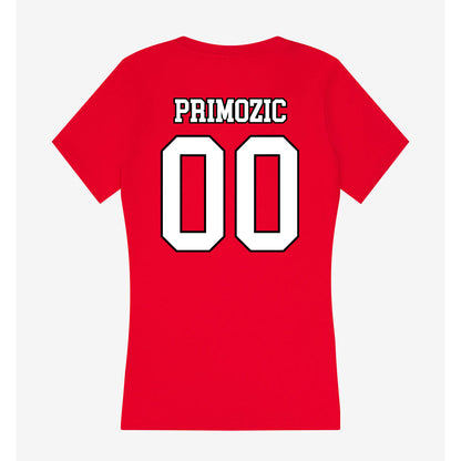 Youngstown State - NCAA Softball : Elaina Primozic - Women's V-Neck T-Shirt-1
