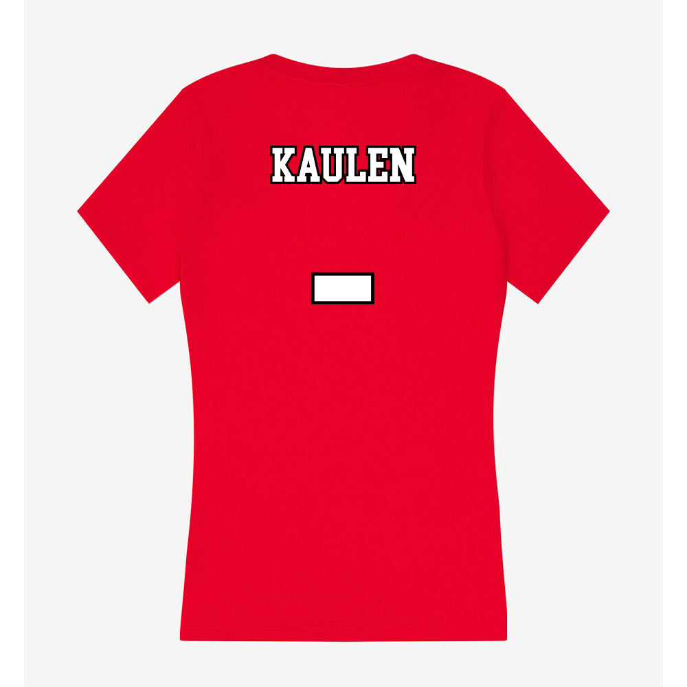 Youngstown State - NCAA Women's Track & Field : Erica Kaulen - Women's V-Neck T-Shirt-1