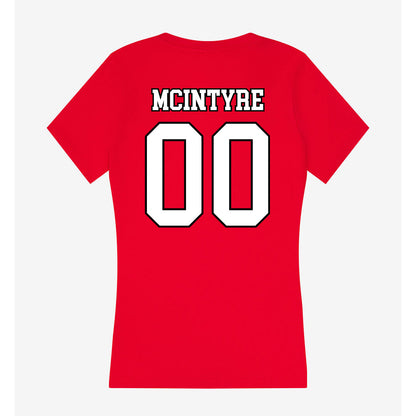Youngstown State - NCAA Baseball : Charlie McIntyre - Women's V-Neck T-Shirt-1