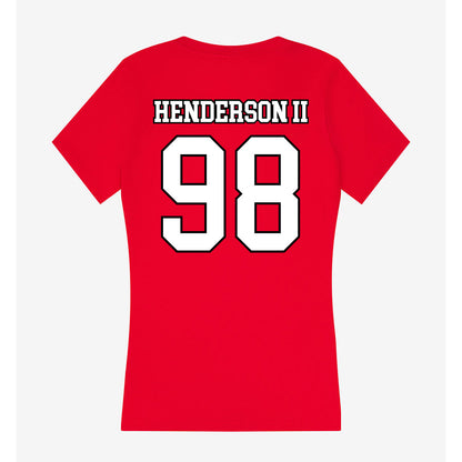 Youngstown State - NCAA Football : Marcus Henderson ii - Women's V-Neck T-Shirt-1