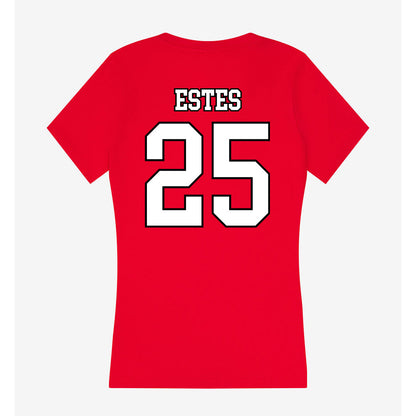 Youngstown State - NCAA Baseball : Sumner Estes - Women's V-Neck T-Shirt-1