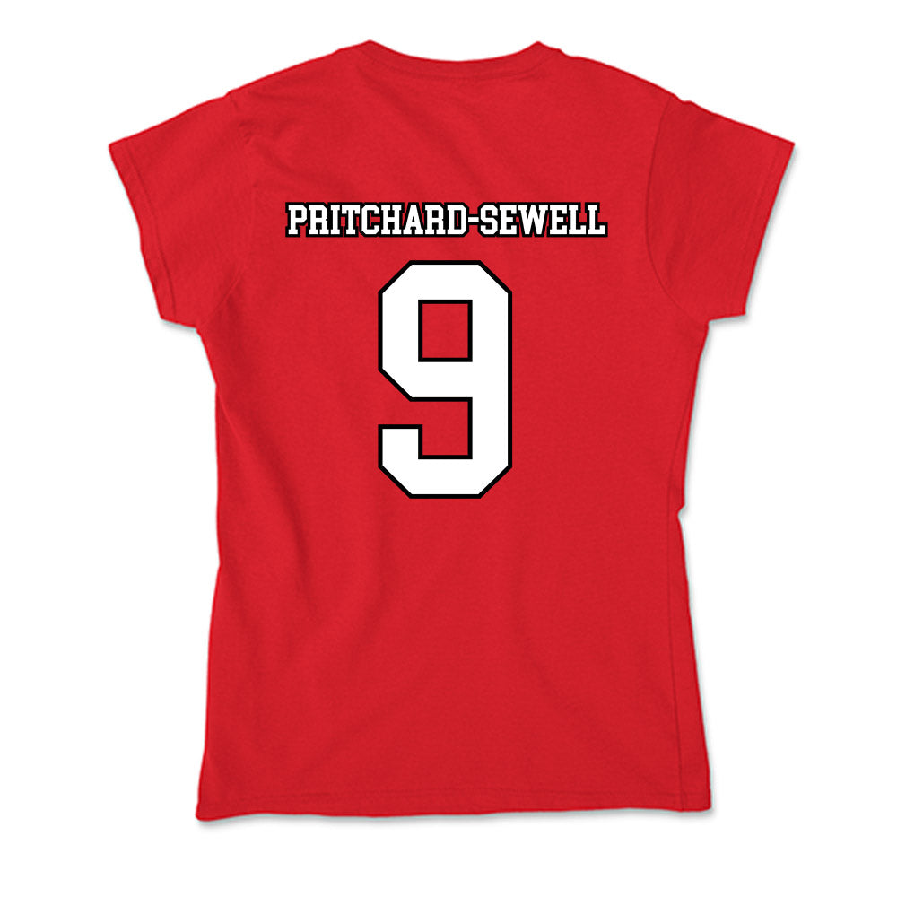 Youngstown State - NCAA Football : Jordan Pritchard-Sewell - Soft Style Women’s T-Shirt-1