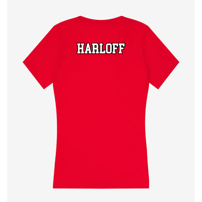 Youngstown State - NCAA Women's Track & Field : Melody Harloff - Women's V-Neck T-Shirt-1