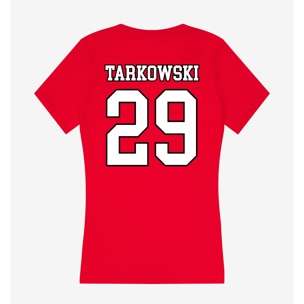 Youngstown State - NCAA Football : Jack Tarkowski - Women's V-Neck T-Shirt-1