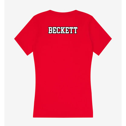 Youngstown State - NCAA Women's Cross Country : Kenzy Beckett - Women's V-Neck T-Shirt-1