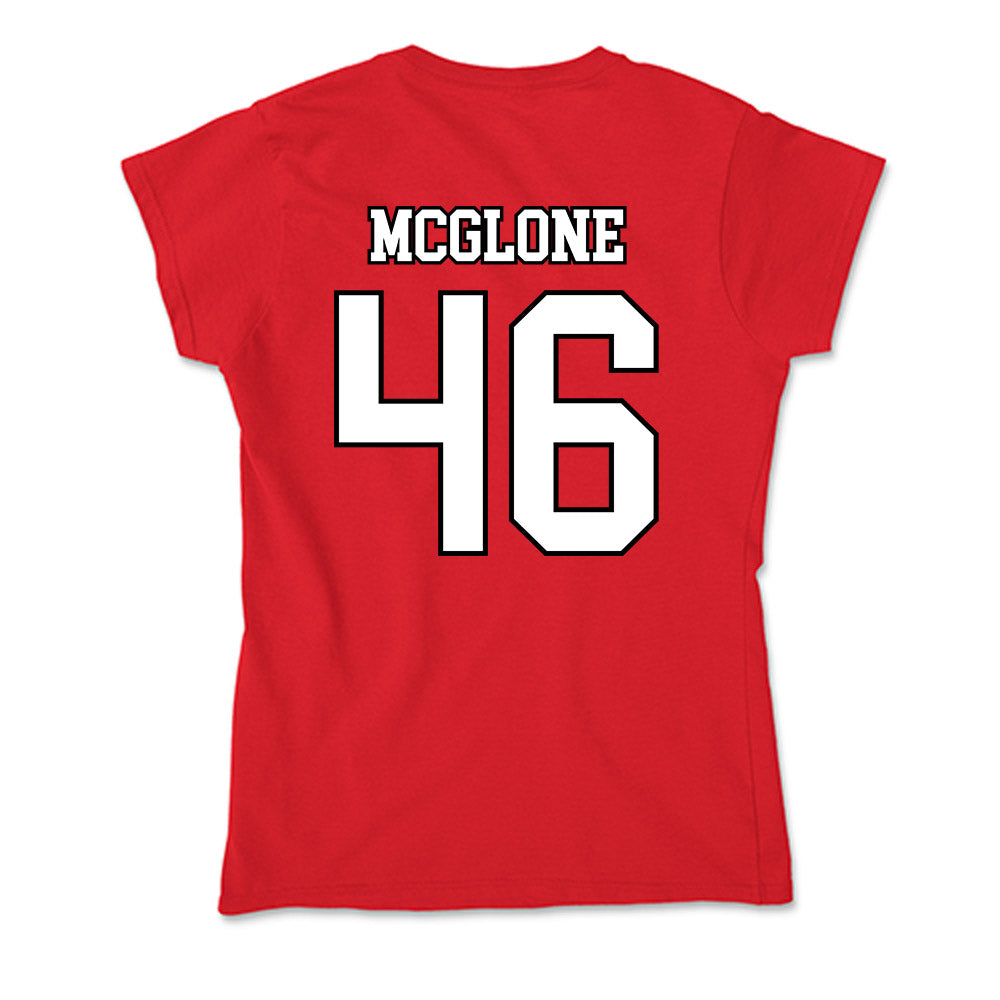 Youngstown State - NCAA Football : Michael McGlone - Soft Style Women’s T-Shirt-1