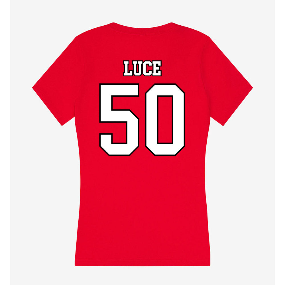Youngstown State - NCAA Football : Vince Luce - Women's V-Neck T-Shirt-1