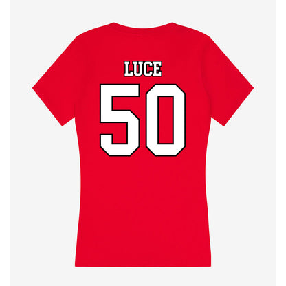 Youngstown State - NCAA Football : Vince Luce - Women's V-Neck T-Shirt-1