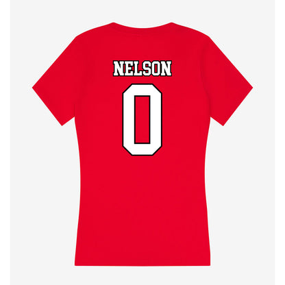 Youngstown State - NCAA Men's Basketball : Jason Nelson - Women's V-Neck T-Shirt-1