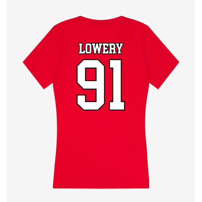 Youngstown State - NCAA Football : Reighn Lowery - Women's V-Neck T-Shirt-1
