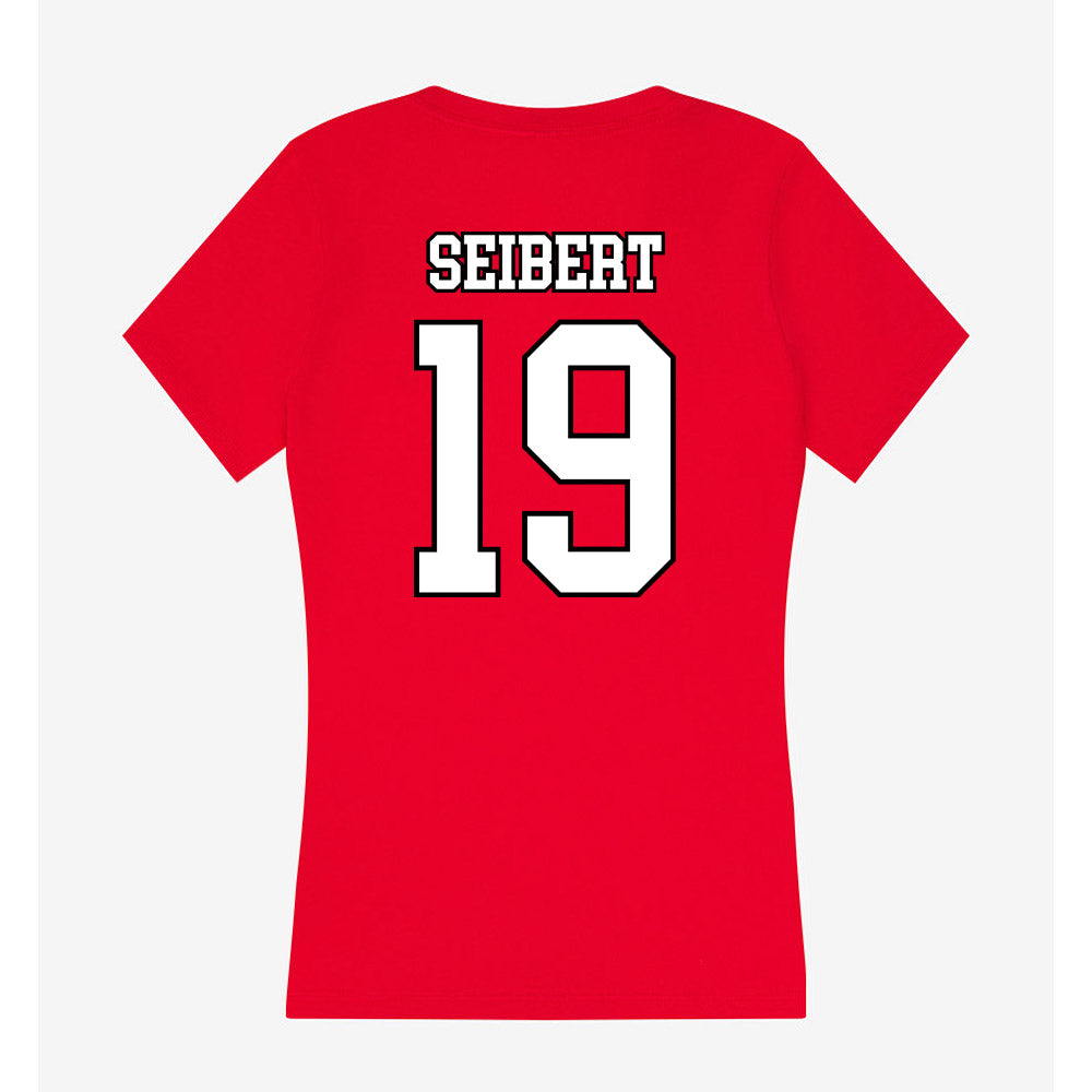 Youngstown State - NCAA Football : Colin Seibert - Women's V-Neck T-Shirt-1