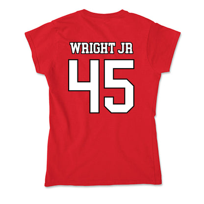 Youngstown State - NCAA Football : Mike Wright jr - Soft Style Women’s T-Shirt-1