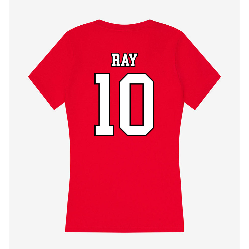 Youngstown State - NCAA Softball : Ayla Ray - Women's V-Neck T-Shirt-1