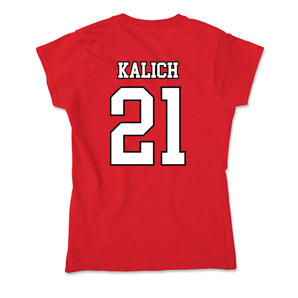 Youngstown State - NCAA Women's Basketball : Mia Kalich - Soft Style Women’s T-Shirt-1