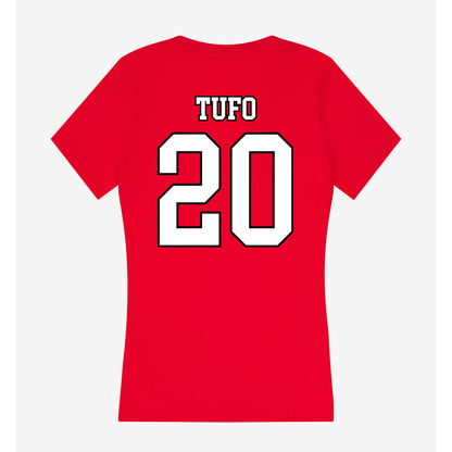 Youngstown State - NCAA Women's Soccer : Jenna Tufo - Women's V-Neck T-Shirt-1