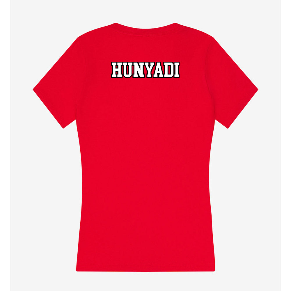 Youngstown State - NCAA Men's Cross Country : Thomas Hunyadi - Women's V-Neck T-Shirt-1