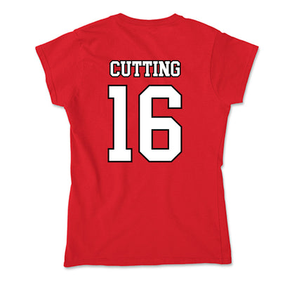Youngstown State - NCAA Baseball : Garrett Cutting - Soft Style Women’s T-Shirt-1
